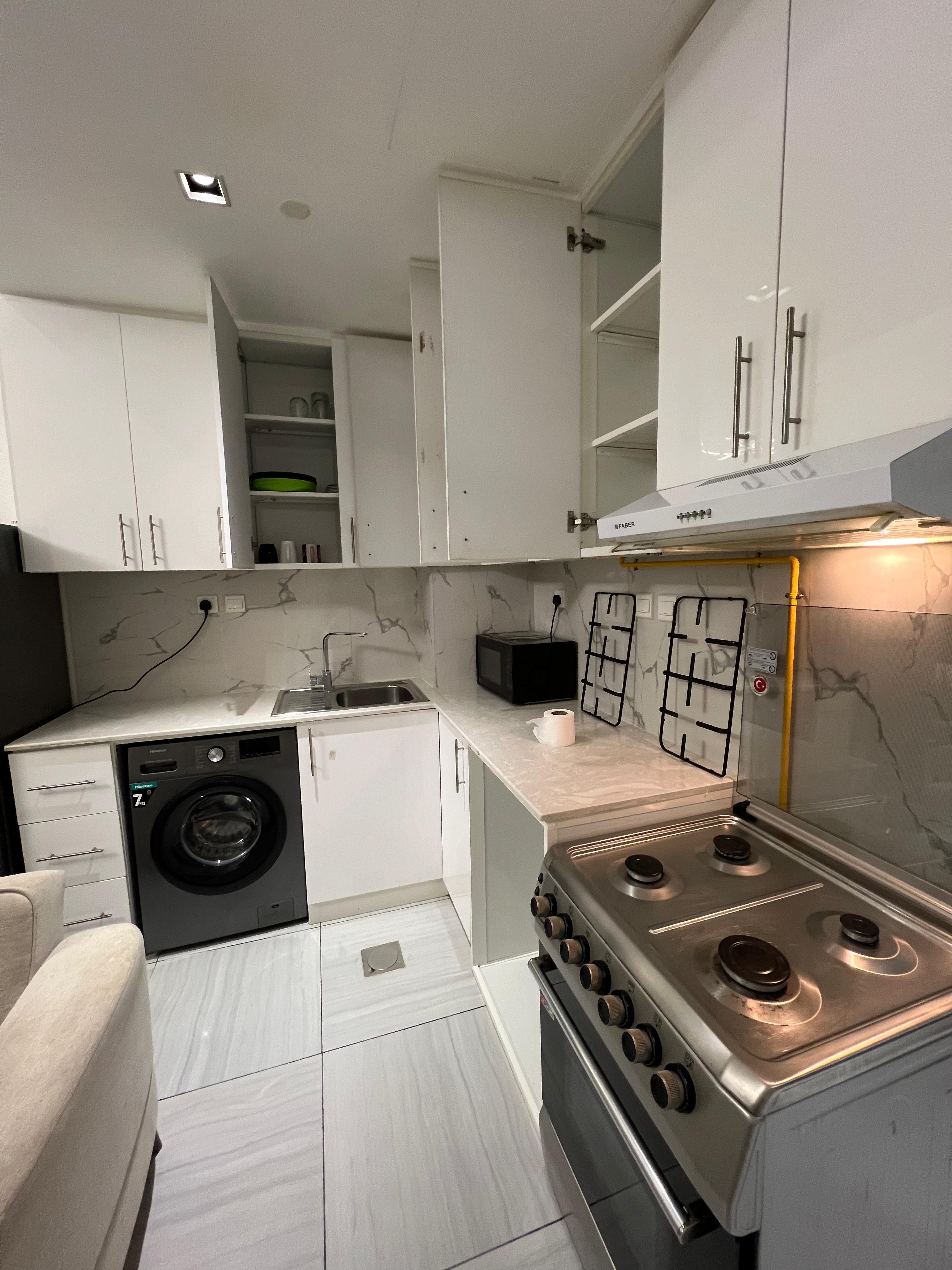 Kitchen after cleaning