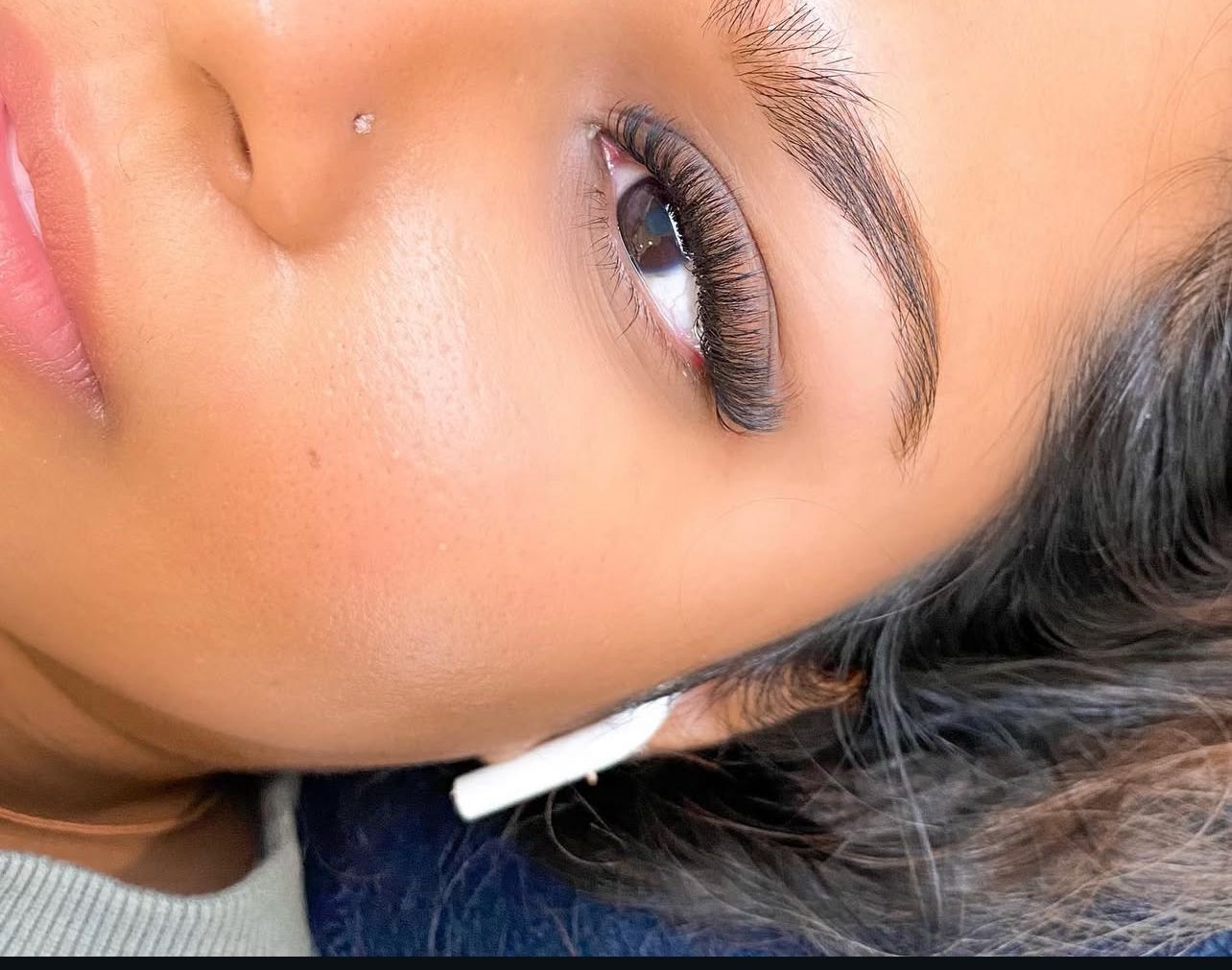 Close-up lash result