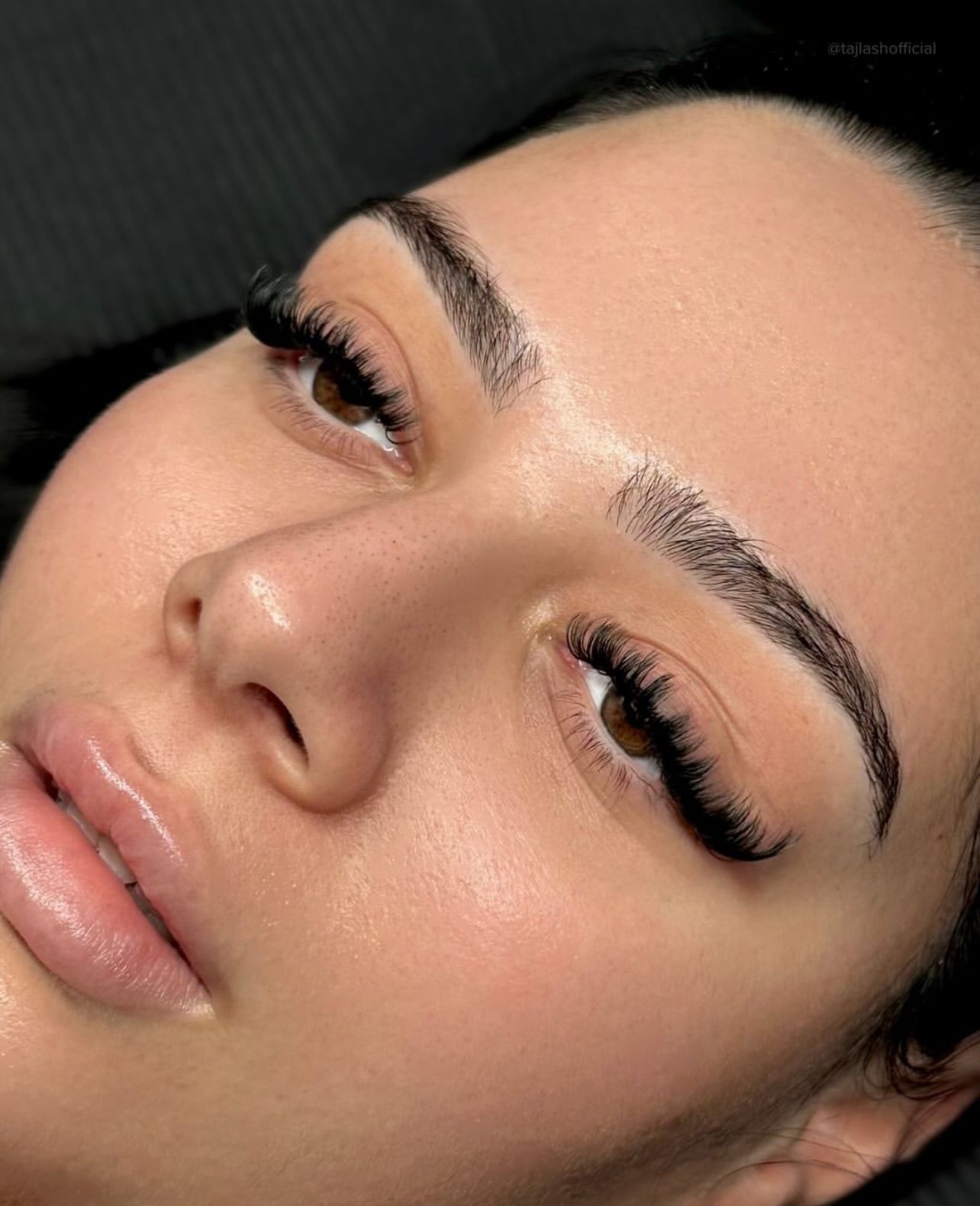 Soft glam lash result