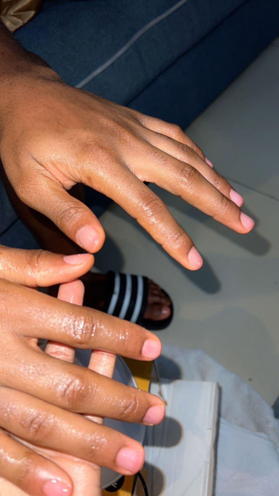 Natural manicure result